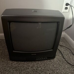 Vintage Toshiba CF13C20 Retro Gaming CRT TV 1993 13" Working
